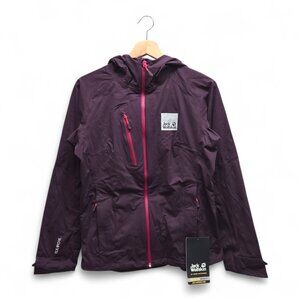 Jack Wolfskin Women’s Eagle Peak 3L Jacket Small Purple NWT
